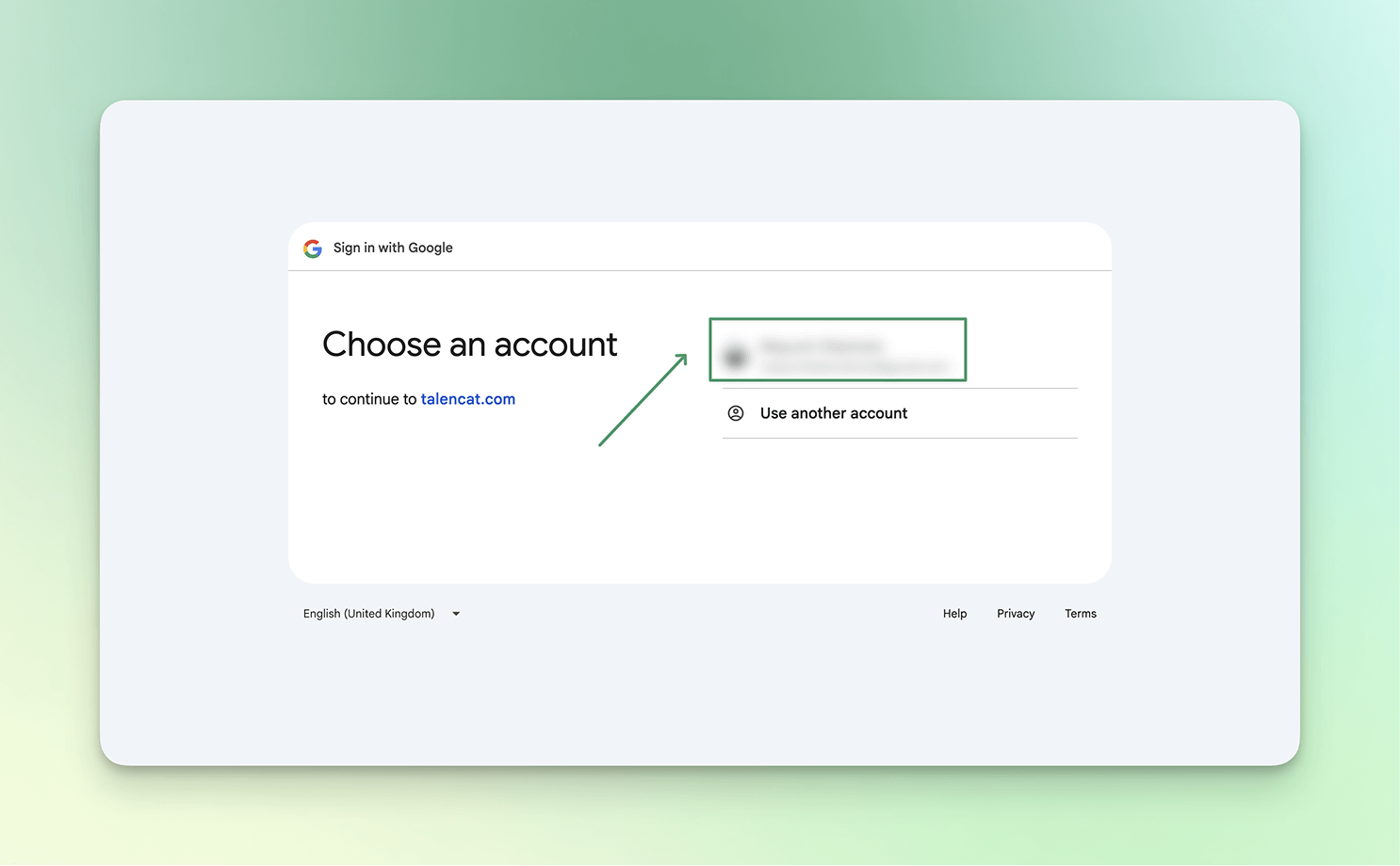 Continue with Google